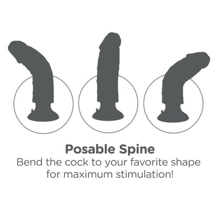KING COCK - GODE VIBRATEUR 23 CM NATUREL